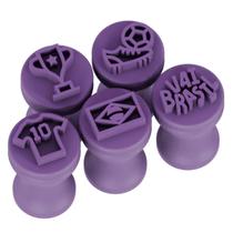 Kit Carimbo Marcador Brigadeiros FUTEBOL TIMES ESTADIO Molde Festa Confeitaria Aniversario Brigadeiro