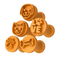 Kit Carimbo Marcador Brigadeiros GATO CACHORRO PATINHA OSSINHO PETS Molde Festa Confeitaria Aniversario Brigadeiro Kit Carimbo Marcador Brigadeiros GATO CACHORRO PATINHA OSSINHO PETS Molde Festa Confeitaria Aniversario Brigadeiro