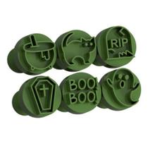 Kit Carimbo Marcador Brigadeiros HALLOWEEN BOO Molde Festa Confeitaria Aniversario Brigadeiro