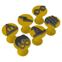Kit Carimbo Marcador Brigadeiros HARRY POTTER MoldeS Festa Confeitaria Aniversario Brigadeiri