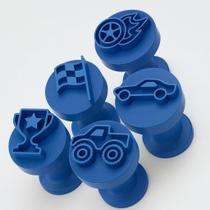 Kit Carimbo Marcador Brigadeiros HOT WHEELS CARROS CARRINHOS TROFEUS Molde Festa Confeitaria Aniversario Brigadeiro