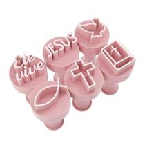 Kit Carimbo Marcador Brigadeiros JESUS RELIGIAO BIBILIA Molde Festa Confeitaria Aniversario Brigadeiro