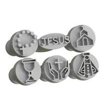 Kit Carimbo Marcador Brigadeiros JESUS RELIGIAO Molde Festa Confeitaria Aniversario Brigadeiro