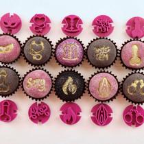 Kit Carimbo Marcador Brigadeiros LOVE AMOR PICANTE Molde Festa Confeitaria Aniversario Brigadeiri Kit Carimbo Marcador Brigadeiros LOVE AMOR PICANTE Molde Festa Confeitaria Aniversario Brigadeiri