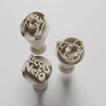 Kit Carimbo Marcador Brigadeiros LUCCAS NETO LUCCAS TOON Molde Festa Confeitaria Aniversario Brigadeiro