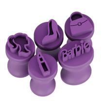 Kit Carimbo Marcador Brigadeiros PRINCESA BARBIE Molde Festa Confeitaria Aniversario Brigadeiro