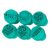 Kit Carimbo Marcador Brigadeiros PROFESSOR ESCOLA ENSINO