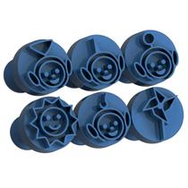 Kit Carimbo Marcador Brigadeiros TELETUBBIES Molde Festa Confeitaria Aniversario Brigadeiro