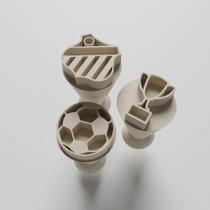 Kit Carimbo Marcador Brigadeiros TIME DE FUTEBOL SANTOS Molde Festa Confeitaria Aniversario Brigadeiro