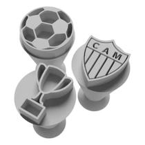 Kit Carimbo Marcador Brigadeiros TIMES FUTEBOL BRASILEIRO Molde Festa Confeitaria Aniversario Brigadeiro