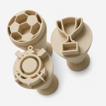 Kit Carimbo Marcador Brigadeiros TIMES FUTEBOL BRASILEIRO Molde Festa Confeitaria Aniversario Brigadeiro