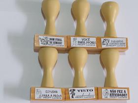 Kit carimbos divert, kit professores, carimbo fundamental divertidamente 2, personalizado