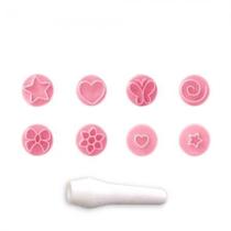 Kit Carimbos Essenciais Rosa Bb Bluestar Kit Carimbos Essenciais Rosa Bb Bluestar