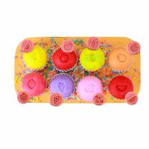 Kit Carimbos frutas rosa bebê Blue Star