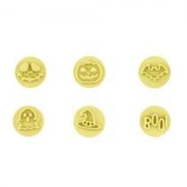 Kit Carimbos Halloween Amarelo 2cm Bluestar