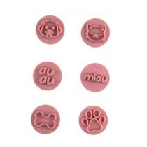 Kit Carimbos Pets Rosa Bebe Bluestar