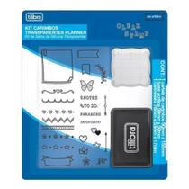 Kit Carimbos Planner Transparente - Tilibra Kit Carimbos Planner Transparente - Tilibra