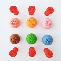Kit Carimbos pra Doces Brigadeiros Mini Marcadores Kit Carimbos pra Doces Brigadeiros Mini Marcadores