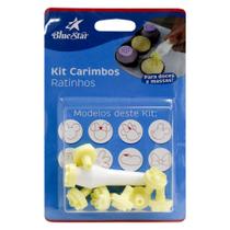 Kit Carimbos Ratinhos Blue Star - 8 Carimbos 411133