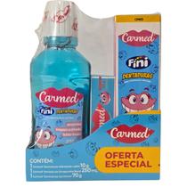 Kit Carmed Fini Dentaduras: Gel Dental, Enxaguante Bucal e Hidratante Labial Kit Carmed Fini Dentaduras: Gel Dental, Enxaguante Bucal e Hidratante Labial