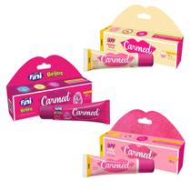 Kit carmed hidratante Labial Bff + beijinho + fini beijos 10g