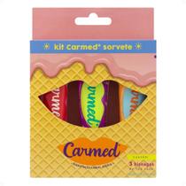Kit Carmed Sorvete Protetor Solar Labial Fps 15 Com 3 Kit Carmed Sorvete Protetor Solar Labial Fps 15 Com 3