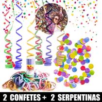 Kit carnaval 2 serpentinas + 2 confetes coloridos festa folia (2 confete 100g + 2 serpentina ( 10 rolinhos) - loja do abençoado Kit carnaval 2 serpentinas + 2 confetes coloridos festa folia (2 confete 100g + 2 serpentina ( 10 rolinhos) - loja do abençoado