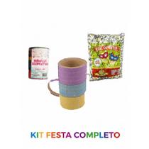 Kit Carnaval Confete + 10 Rolos Serpentina Colorida Kit Carnaval Confete + 10 Rolos Serpentina Colorida