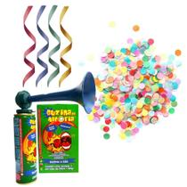 Kit Carnaval Decoração Confetes Serpentina e Buzina Kit Carnaval Decoração Confetes Serpentina e Buzina