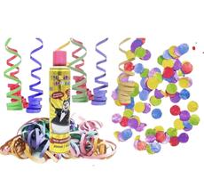 Kit Carnaval Folia Bloquinho Confete Serpentina Espuma Kit Carnaval Folia Bloquinho Confete Serpentina Espuma