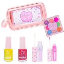 Kit Carnaval Infantil Turma Da Lú Gloss Esmalte Necessaire