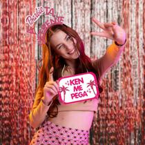 Kit Carnaval Tiara E Plaquinha a Barbie Tá Diferente, Ken Me Pega Kit Carnaval Tiara E Plaquinha a Barbie Tá Diferente, Ken Me Pega