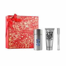 Kit Carolina Herrera 212 Men EDT 100ml + Pós Barba + TS 10ml Kit Carolina Herrera 212 Men EDT 100ml + Pós Barba + TS 10ml