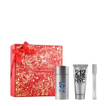 Kit Carolina Herrera 212 Men Masculino - Eau de Toilette 100ml + 10ml + Loção Pós-Barba 100ml