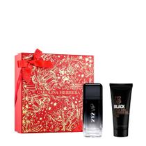 Kit Carolina Herrera 212 VIP Black Masculino - Eau de Parfum 100ml + Shower Gel 100ml