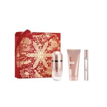 Kit carolina herrera 212 vip rosé edp 80ml + edp 10ml + body lotion 100ml
