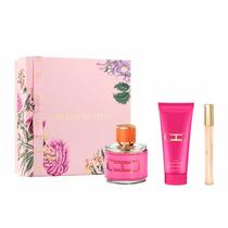 kit Carolina Herrera Insignia Leather For Her - Eau De Parfum 100ml + Body Lotion 100ml + Travel Size 10ml