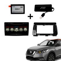 Kit CarPlay TV Digital Central 10 Pol E Moldura Kicks