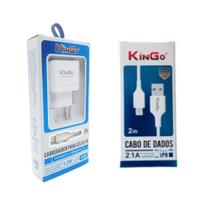 Kit Carreg. Lightning Kingo + Cabo 2m para iPhone 11 Pro Max