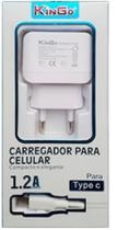 Kit Carregador 1,2A Com Cabo Usb Type-C U101