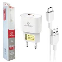 Kit Carregador 2 Metros Compatível Com Moto G84 Motorola _ Cabo Tipo C e Fonte