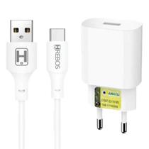 Kit Carregador 2 Metros Compatível Com Poco M5 Pocofone _ Cabo Tipo C e Fonte Kit Carregador 2 Metros Compatível Com Poco M5 Pocofone _ Cabo Tipo C e Fonte