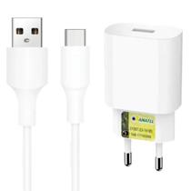 Kit Carregador 2 Metros compatível com Samsung Galaxy A16 A15 A14 A13 A12 A11 _ Cabo USB C e Fonte
