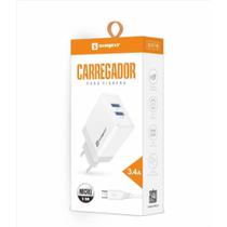 Kit Carregador 2 Usb + Cabo Micro Usb 1m Sumexr SX-F17-V8