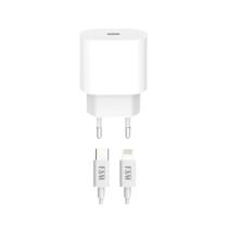 Kit Carregador 20W + Cabo Tipo C 1 USB FKT-PD525 FAM Kit Carregador 20W + Cabo Tipo C 1 USB FKT-PD525 FAM