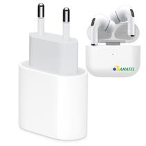 Kit Carregador 20W Turbo com Fone Bluetooth Pro Sem Fio para Smartphone