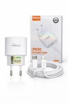 Kit Carregador 20W Turbo Mietubl PD USB-C Para iOS Homologado Anatel
