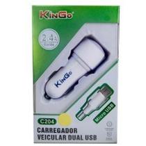 Kit Carregador 2,4A Com Cabo Micro Usb C204 Kit Carregador 2,4A Com Cabo Micro Usb C204