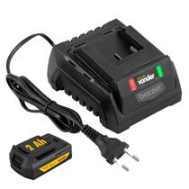Kit Carregador + Bateria 2 Ah Vonder Para Ferramenta Linha Intercambiável Convencional Kit Carregador + Bateria 2 Ah Vonder Para Ferramenta Linha Intercambiável Convencional