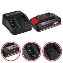 Kit Carregador Bateria Lítio 18v Recarregável Profissional Einhell Ferramentas 2,5ah Power X-Change